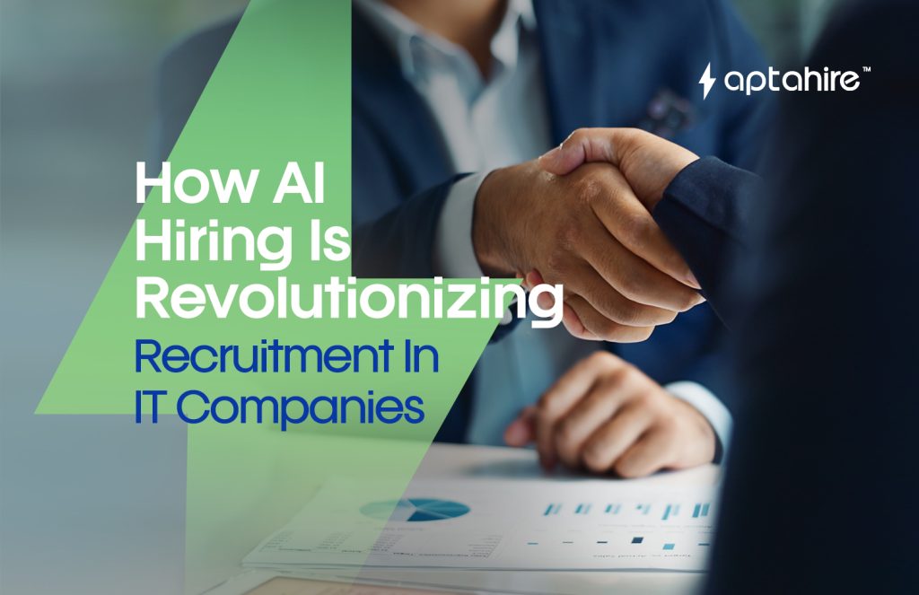AI algorithm analyzing candidate resumes and virtual interviews for IT recruitment