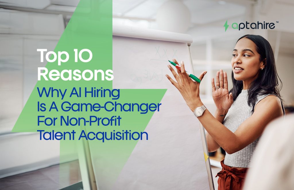 AI recruitment dashboard optimizing hiring for a non-profit organization