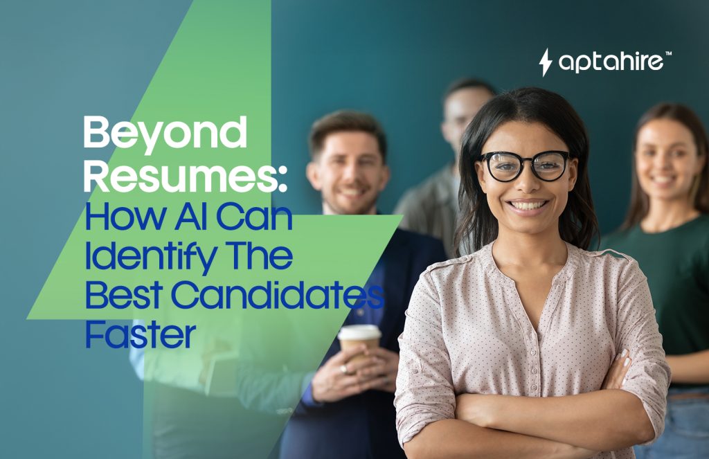 Illustration of AI tools streamlining the hiring process with fast resume screening and interview automation