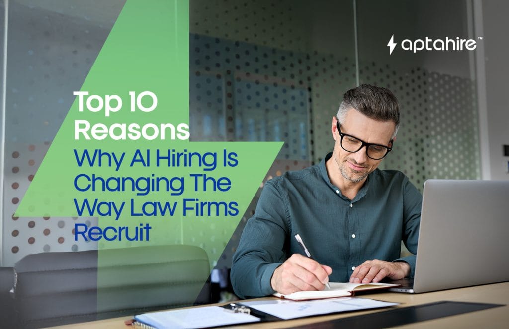 AI-powered legal recruitment platform screening resumes and analyzing candidate interviews for law firms