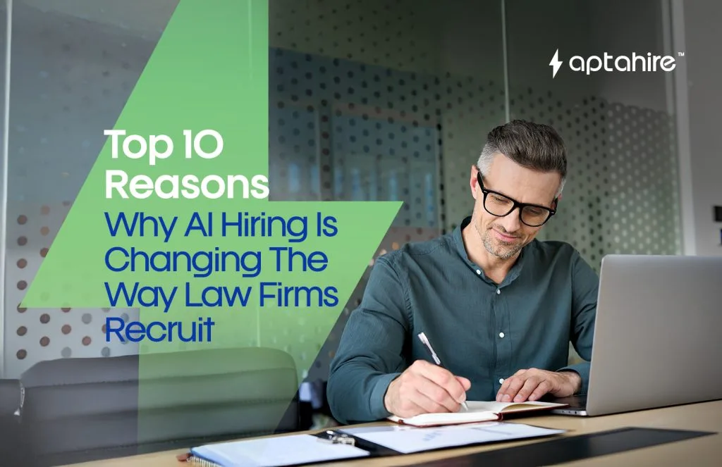 AI-powered legal recruitment platform screening resumes and analyzing candidate interviews for law firms