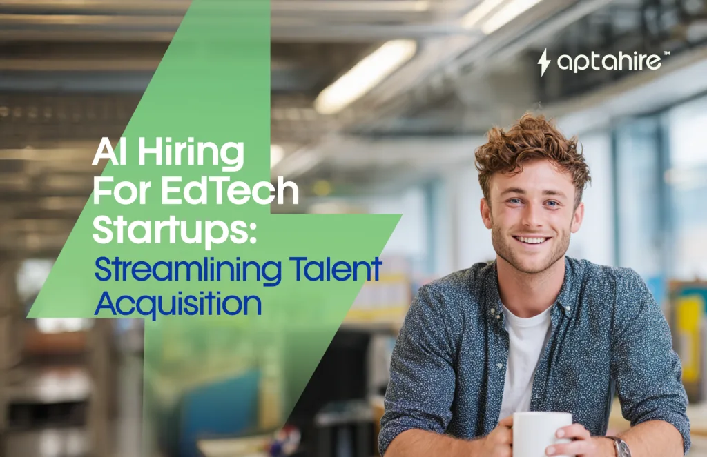AI platform dashboard used for hiring in an EdTech startup environment
