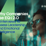 Business professionals using EQ-i 2.0 to evaluate leadership and emotional intelligence during interviews